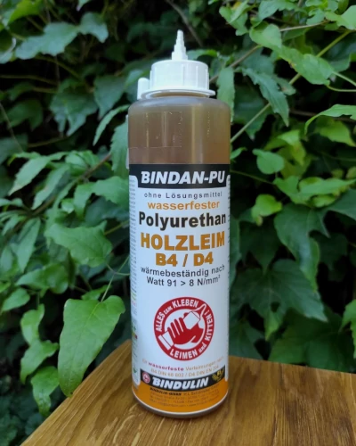 Bindan-PU Polyurethanleim, Braun 600g (Flasche)
