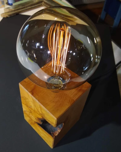 Tischlampe Modell Glaskugel No. 1