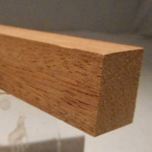 Meranti-Rechteckleiste, rechteckige Meranti-Holzleiste